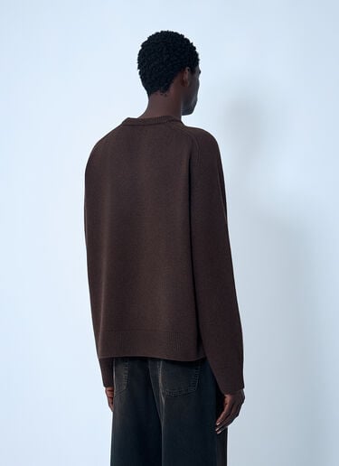 Wool Sweater Acne Studios Wool Sweater Dark Brown acn0162002