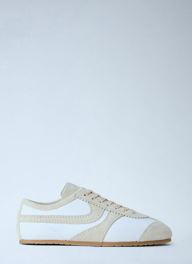 Dries Van Noten Suede Panel Trainers White dvn0263026