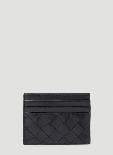 Bottega Veneta Intrecciato Cardholder Black bov0253049