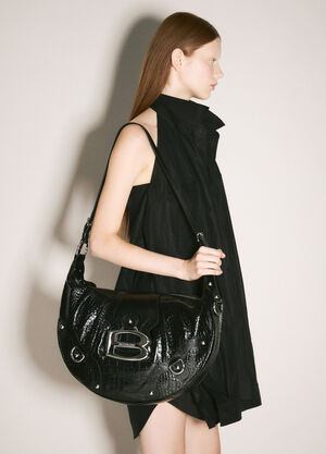 Diesel Essex Hobo Shoulder Bag Black dsl0356005