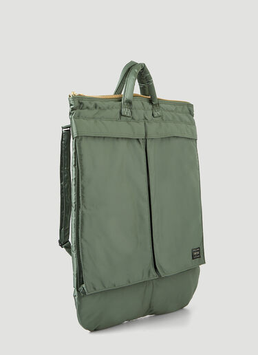 Porter-Yoshida & Co Tanker 2Way Helmet Tote Bag Green por0346007