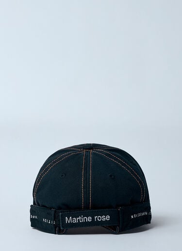 Martine Rose Roll Back Baseball Cap Black mtr0159019