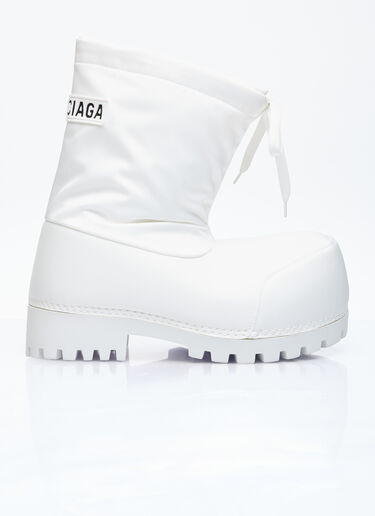 Balenciaga Alaska Low Boots White bal0255109