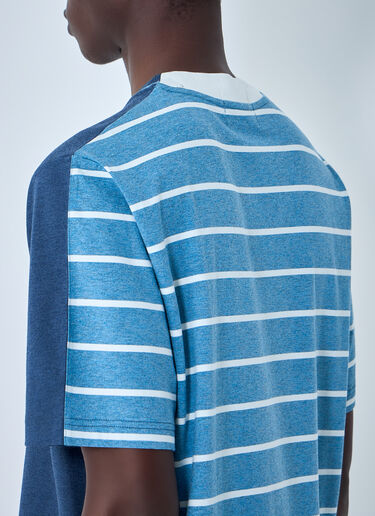 Fred Perry x Craig Green Striped Crewneck T-shirt Blue fry0164005