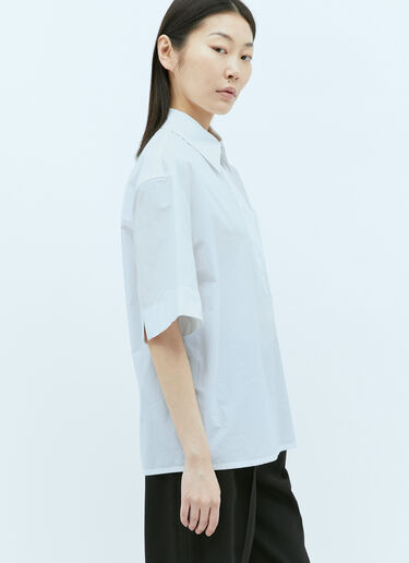 Jil Sander+ パッチポケットポプリンシャツ ホワイト jsp0255004