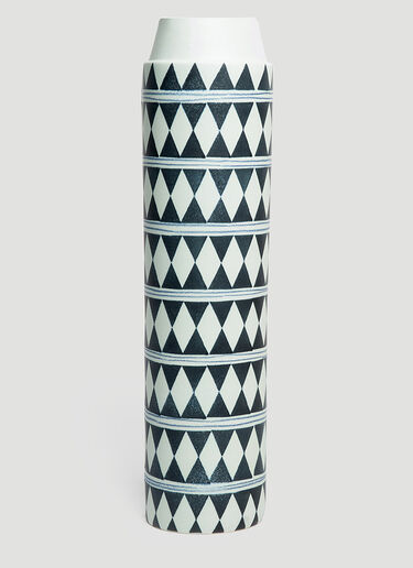 Tribal Diamond Collar Vase L'Objet Tribal Diamond Collar Vase Black wps0642304