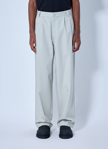 LN-CC® - Moncler x FRGMT Hiroshi Fujiwara: Tailored Trousers - Grey Moncler x FRGMT Hiroshi Fujiwara Tailored Trousers Grey mfr0166004