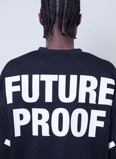 Walter Van Beirendonck x G-STAR 텍스트 프린트 후드티셔츠  블랙 wlt0160027