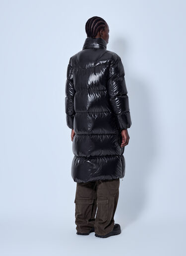 LN-CC® - Moncler: Harfang Hooded Long Down Coat - Navy Moncler Harfang Hooded Long Down Coat Navy mon0266017