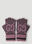 Gucci GG Jacquard Fingerless Gloves Brown guc0252034