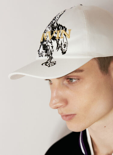 Lanvin x Future 刺绣徽标棒球帽 白色 lvf0157013