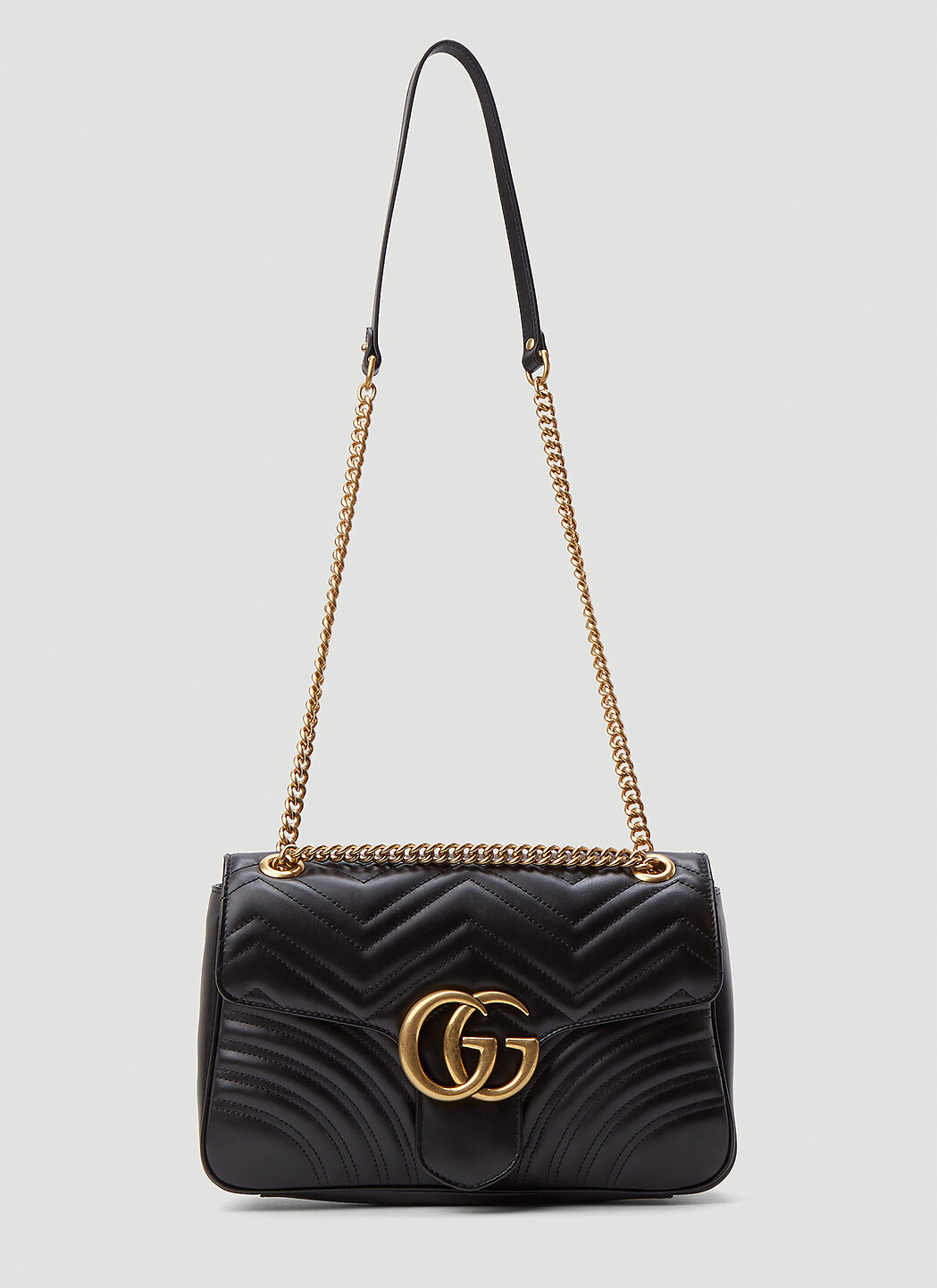 Black quilted marmont 2.0 bag online