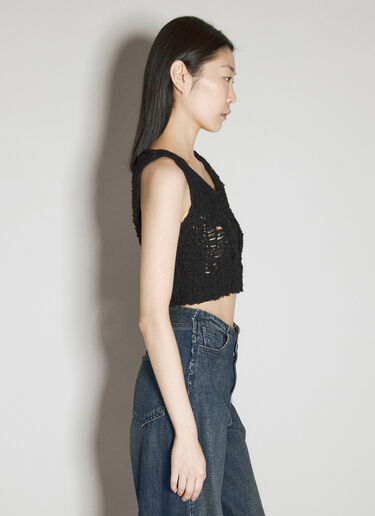 Guess USA クロシェトップス ブラック gue0231015