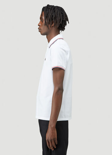 Moncler Logo Polo Shirt White mon0144015