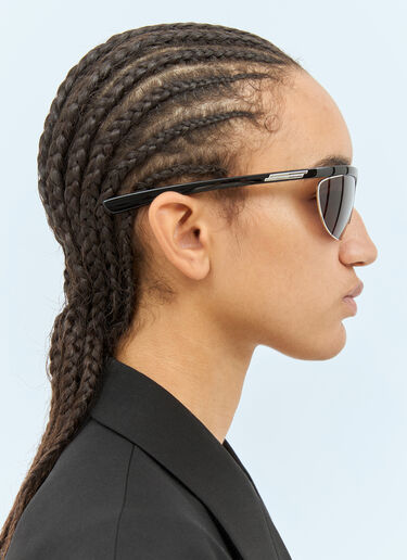 Speed Rectangular Sunglasses Bottega Veneta Speed Rectangular Sunglasses Black bos0258005