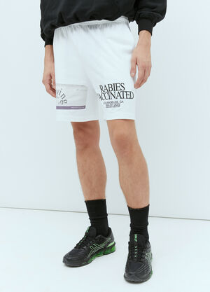 Praying Pill 트랙 쇼츠 화이트 pry0354012