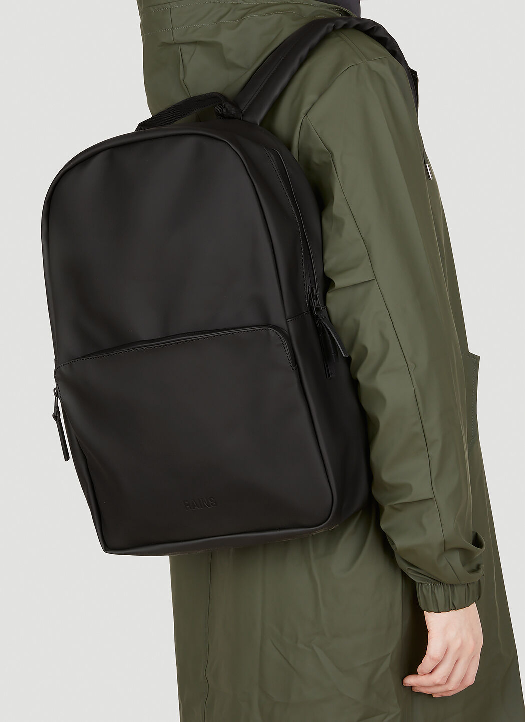 Rains Field Backpack in Black LN CC