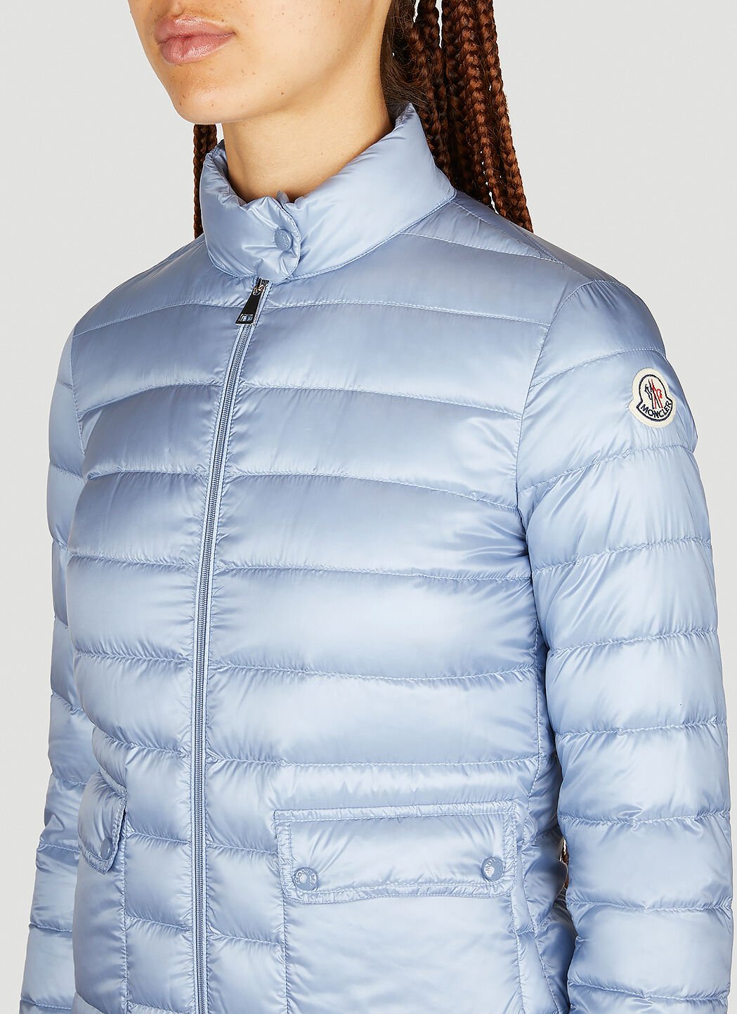 Moncler Women s Lans Down Jacket in Blue LN CC