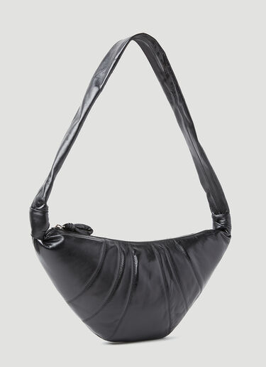 Lemaire Medium Croissant Shoulder Bag Black lem0354002