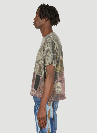 Patchwork Military T-Shirt DRx FARMAxY FOR LN-CC Patchwork Military T-Shirt Grey drx0348005