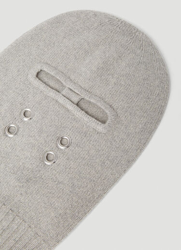 Rick Owens Knit Balaclava Grey ric0153031