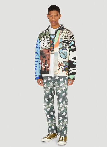 Flower Jeans DRx x STEFAN MEIER x LN-CC Flower Jeans Green drs0350009