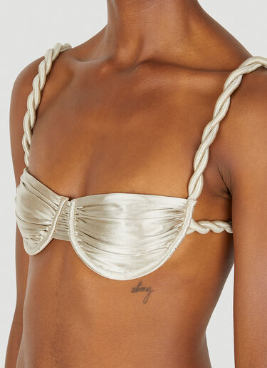 Isa Boulder Ropes Bikini Top Silver isa0248009