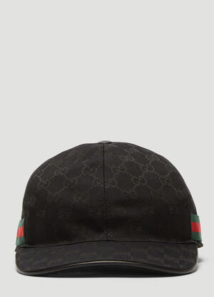 Gucci 오리지널 GG 캔버스 웹 베이스볼 캡 블랙 guc0135009