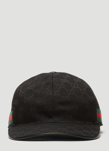 Gucci Original GG Canvas Web Baseball Cap Black guc0135009
