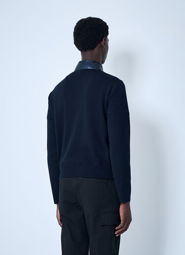 Moncler Quilted Cardigan Blue mon0160038