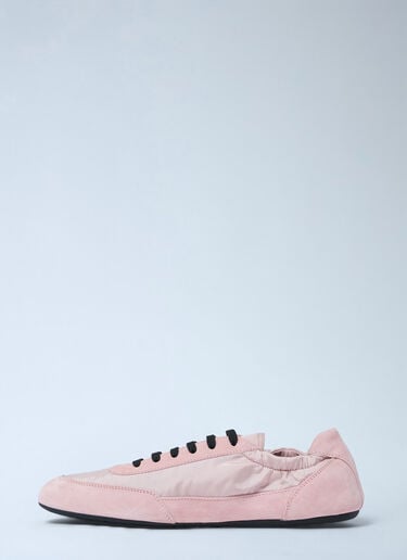 Collapse Re-Nylon And Suede Sneakers Prada Collapse Re-Nylon And Suede Sneakers Pink pra0262056