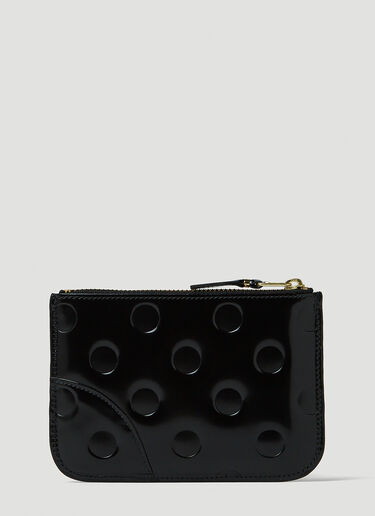 Comme des Garçons Wallet Dots Pouch Wallet Black cdw0347009