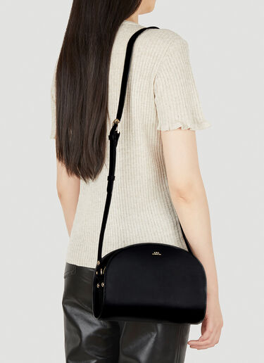 A.P.C. Demi Lune Shoulder Bag Black apc0248027