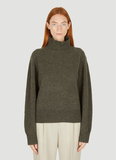 Acne Studios High Neck Sweater Khaki acn0250016