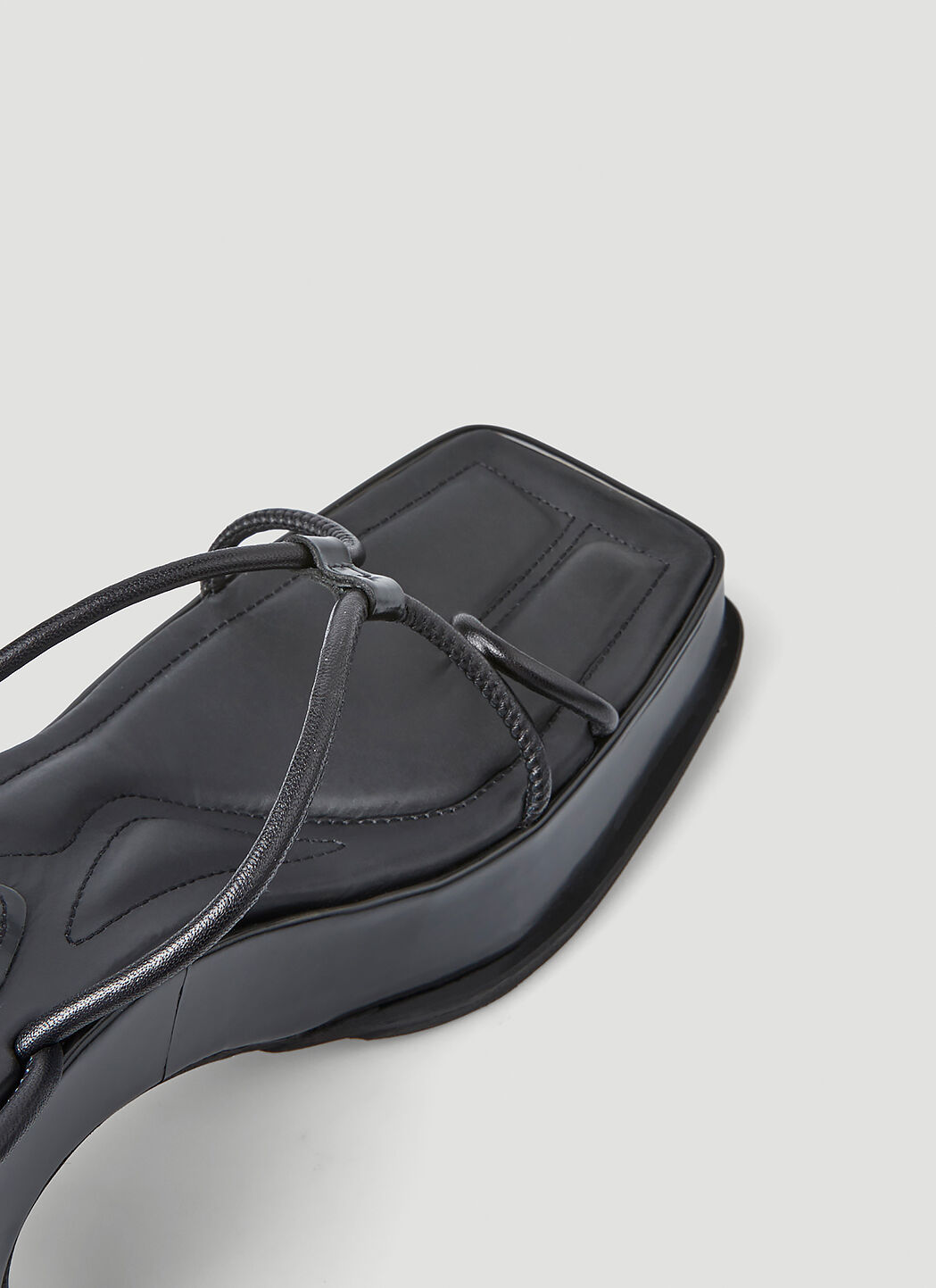 Eytys Olympia Platform Heeled Sandals in Black | LN-CC