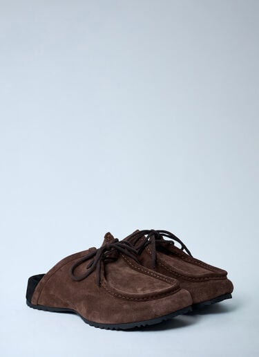 Leather Slip-On Shoes Dries Van Noten Leather Slip-On Shoes Dark Brown dvn0162034