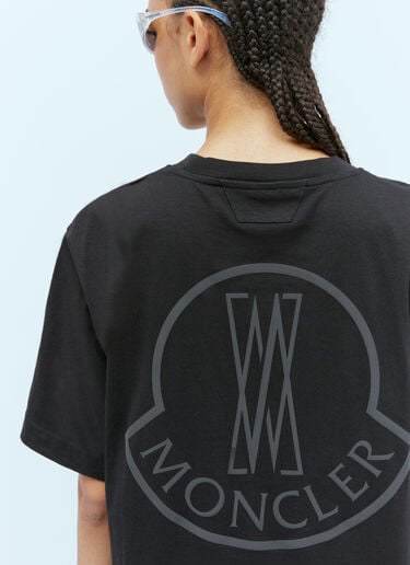 Moncler x Pharrell Williams Logo Patch T-Shirt Black mpw0354006