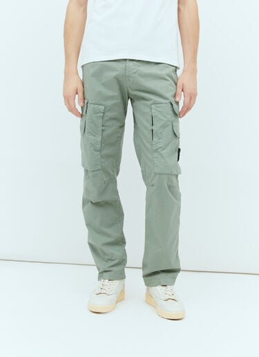 Stone Island Twill Cargo Pants Green sto0154080