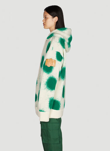 Abstract Motif Oversized Hooded Sweatshirt Moncler x JW Anderson Abstract Motif Oversized Hooded Sweatshirt Green mjw0349004