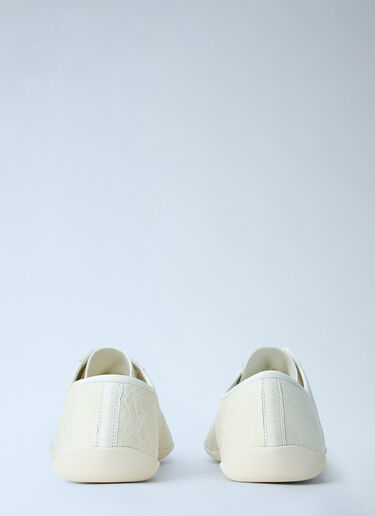 The Row Clement Crinkled-Leather Sneakers White row0165013