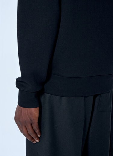 LN-CC® - Prada: Technical Cotton Sweatshirt - Black Prada Technical Cotton Sweatshirt Black pra0166006