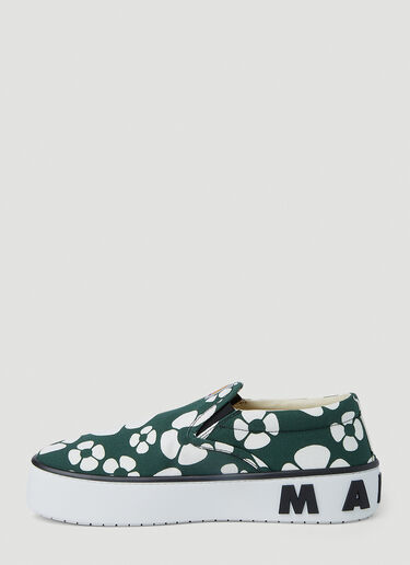 Marni x Carhartt Paw Sneakers Green mca0150001