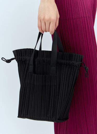 Pleats Please Issey Miyake プリーツトートバッグ ブラック plp0257017