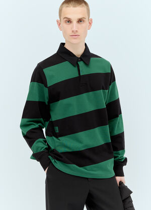 Thom Browne Striped Polo Shirt Navy thb0156001