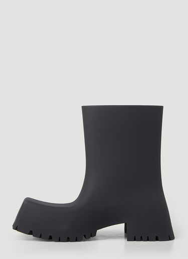 Balenciaga Trooper Rubber Ankle Boots Black bal0247158