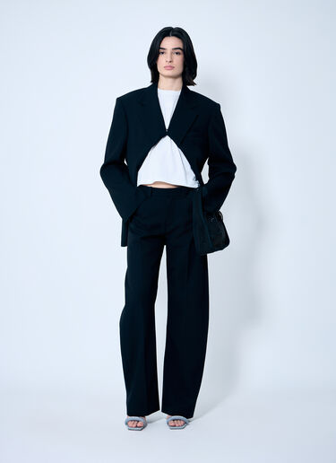 Alexander Wang Pull-Back Cut-Out Blazer Black awg0259001