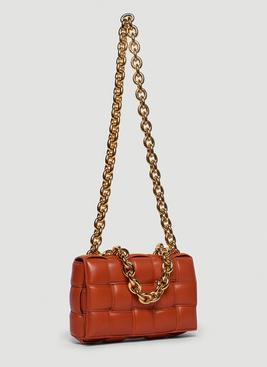 Bottega Veneta Chain Casette Shoulder Bag Orange bov0245055
