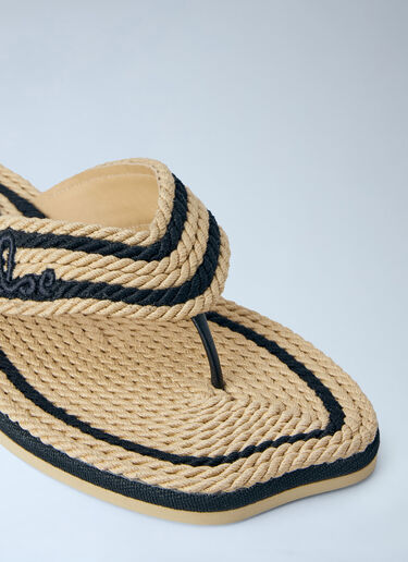 LN-CC® - Chloé: Sand Sandals - Cream Chloé Sand Sandals Cream chl0265032