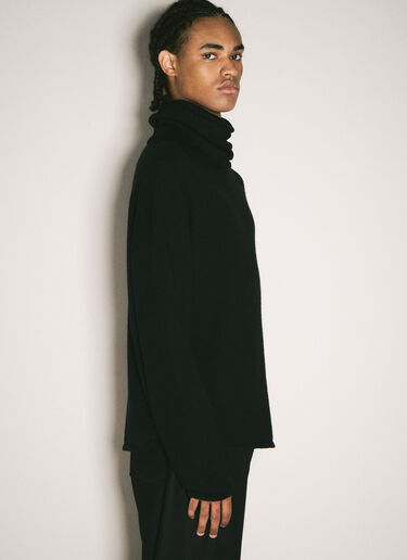 Saint Laurent Turtleneck Sweater Black sla0158006