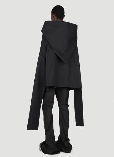 Rick Owens Hooded Cape Jacket Black ric0152004